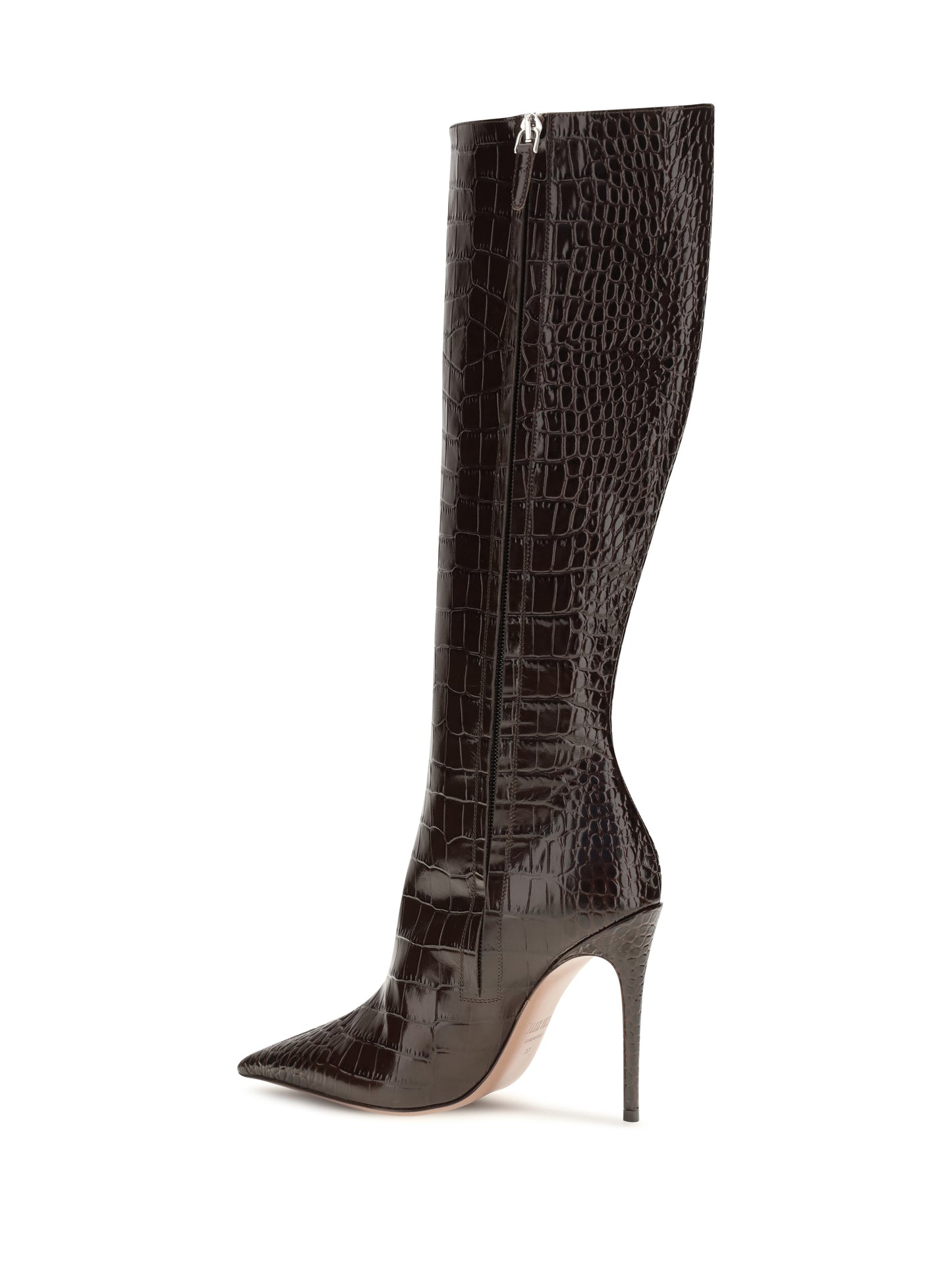 Paris Texas Women Vera Crocodile-Effect Tall Boots PARIS TEXAS