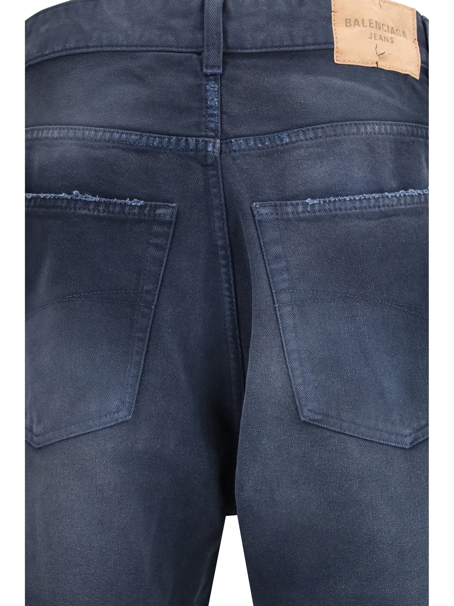 Balenciaga Men Wide-Leg Denim Jeans BALENCIAGA