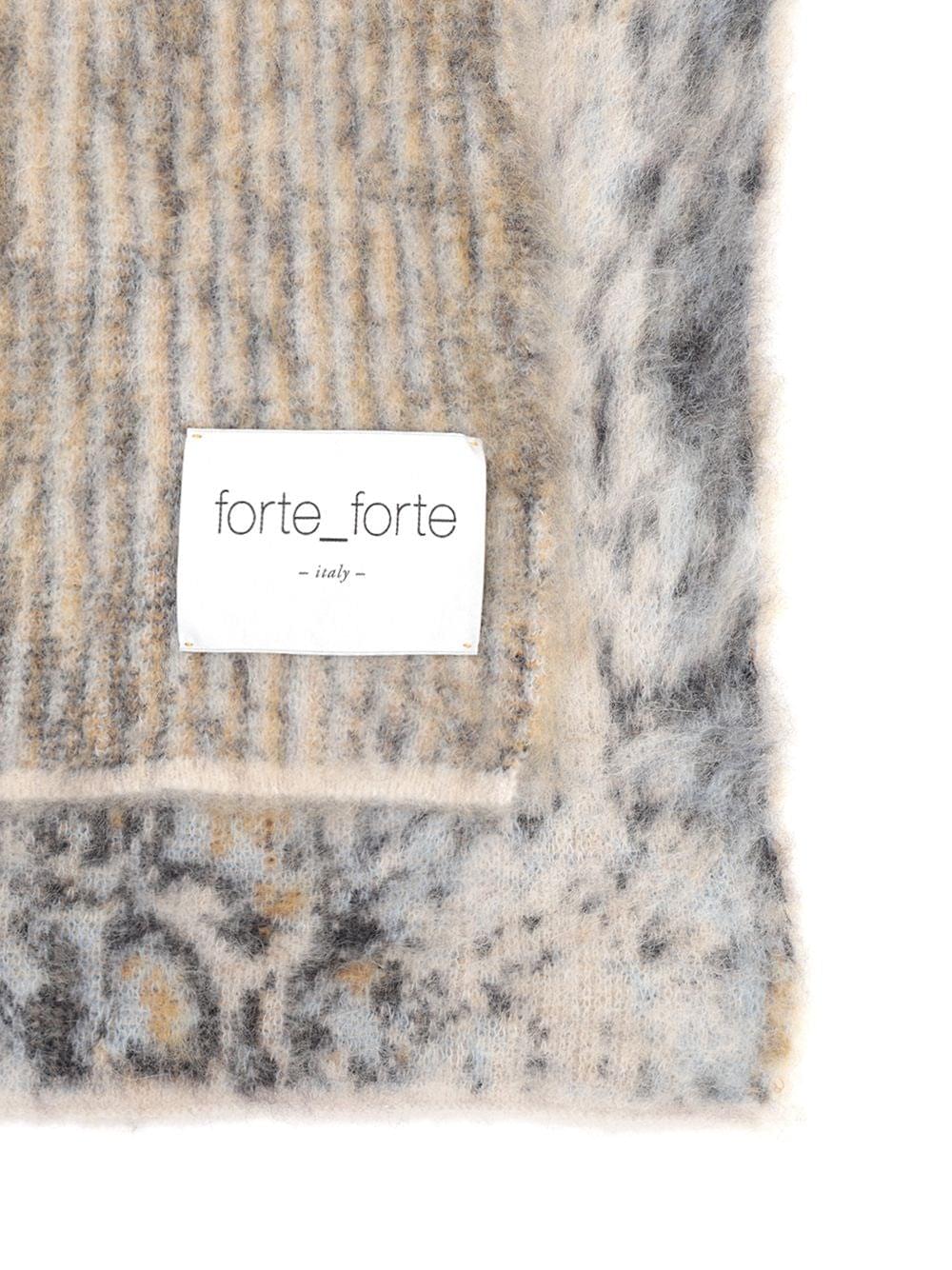 Forte_Forte Women Scarf With “Plumes De Python” Jacquard Motif FORTE FORTE