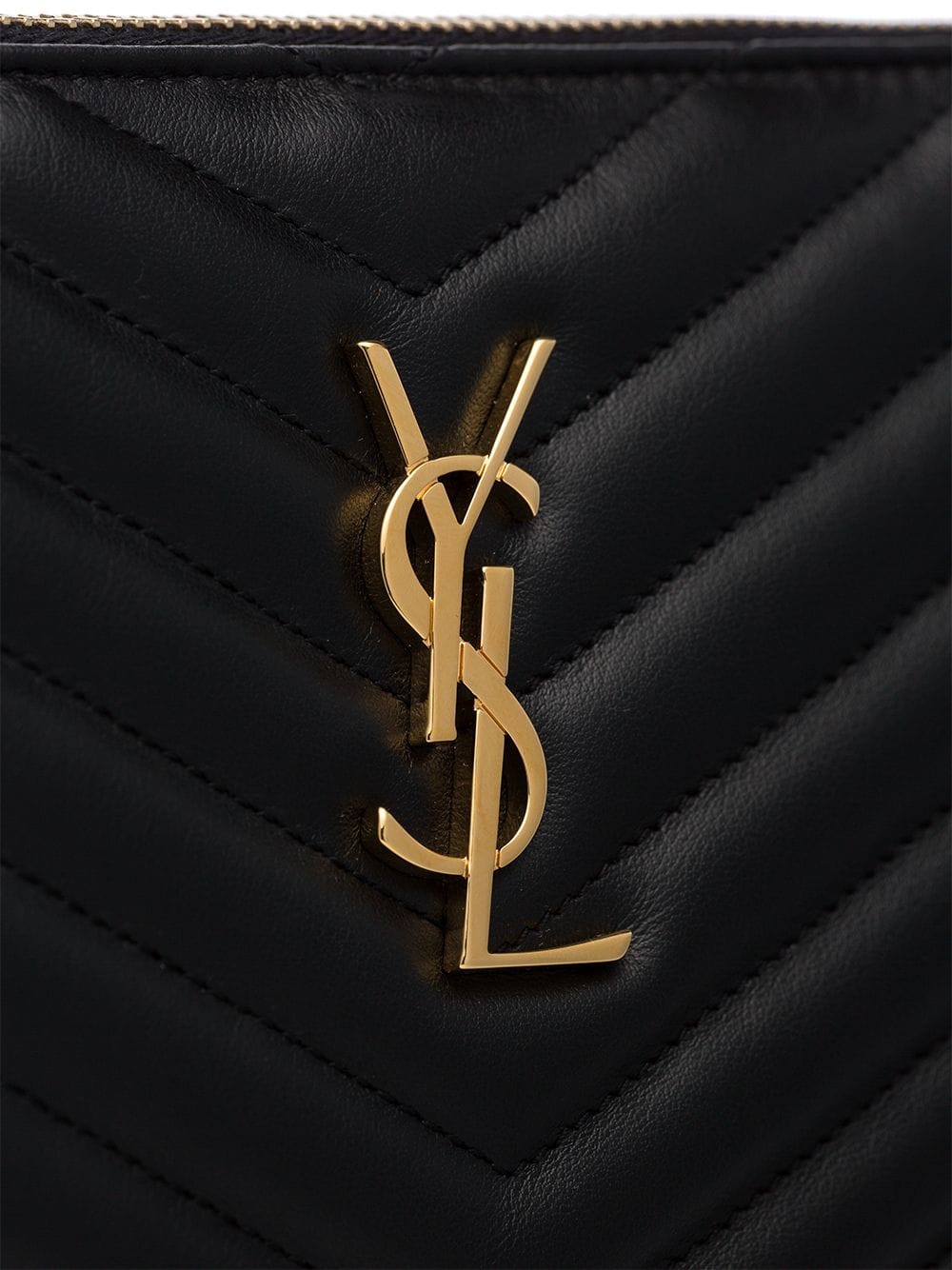 Saint Laurent Women Cassandre Matelassé Leather Tablet Pouch SAINT LAURENT