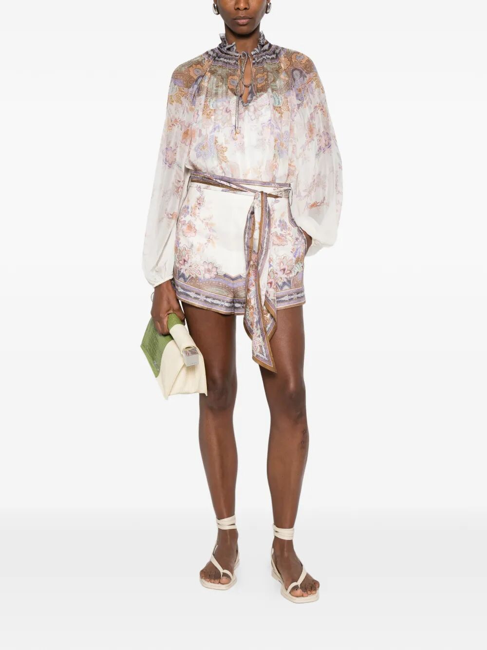 Zimmermann Women Luna Scarf Tie Short