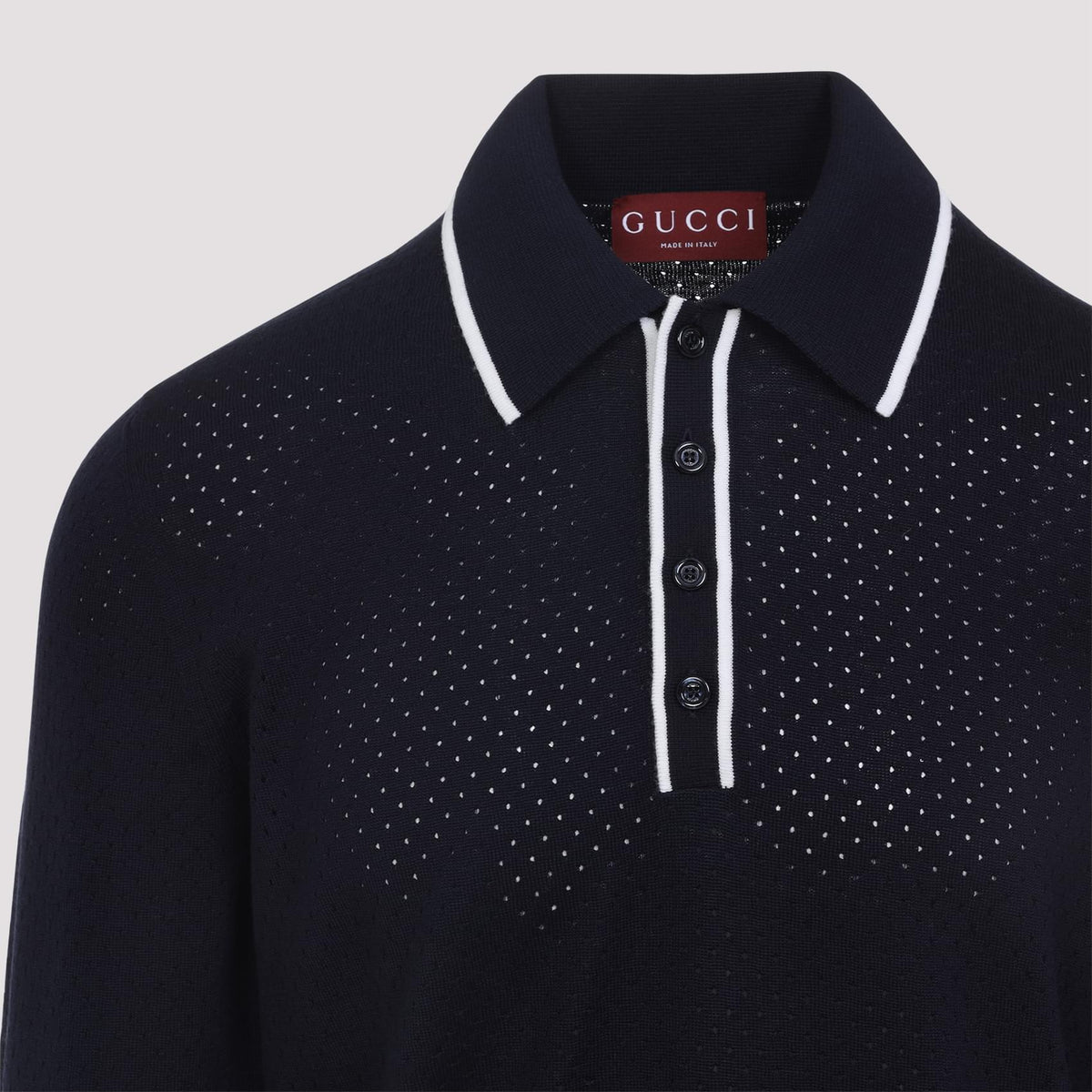 Gucci Long Sleeves Polo Men GUCCI