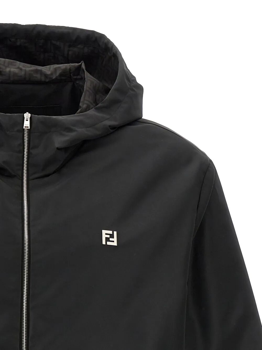 Fendi Men Tech Fabric Hooded Blouson FENDI