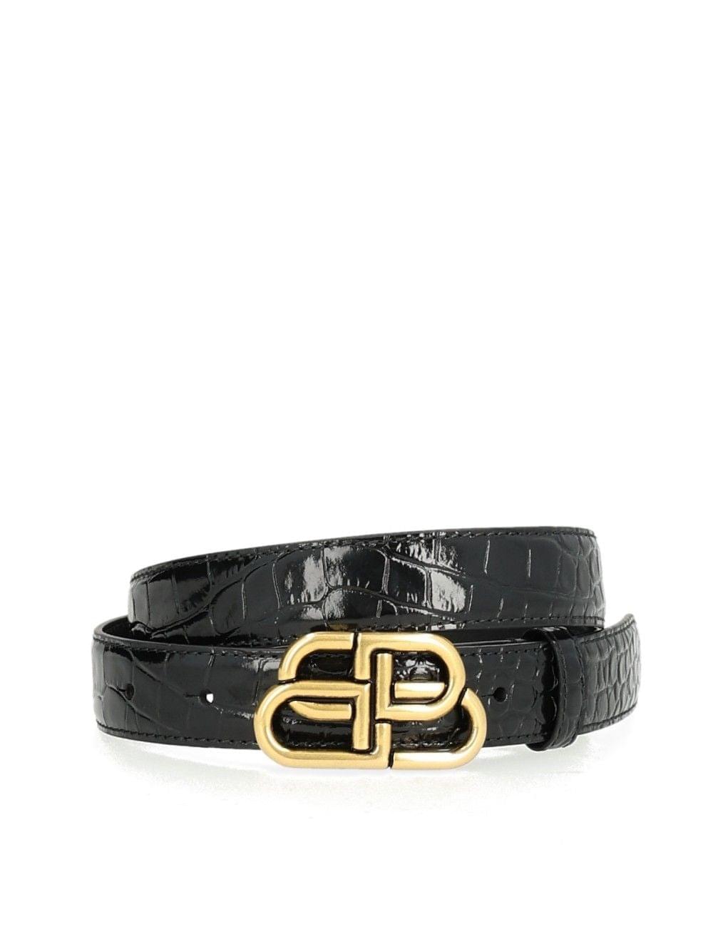 Balenciaga Women Thin Belt "Bb" BALENCIAGA