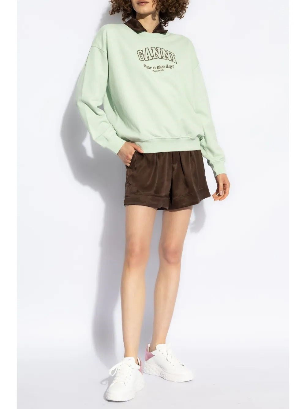 Ganni Women Sweatshirt With Print GANNI