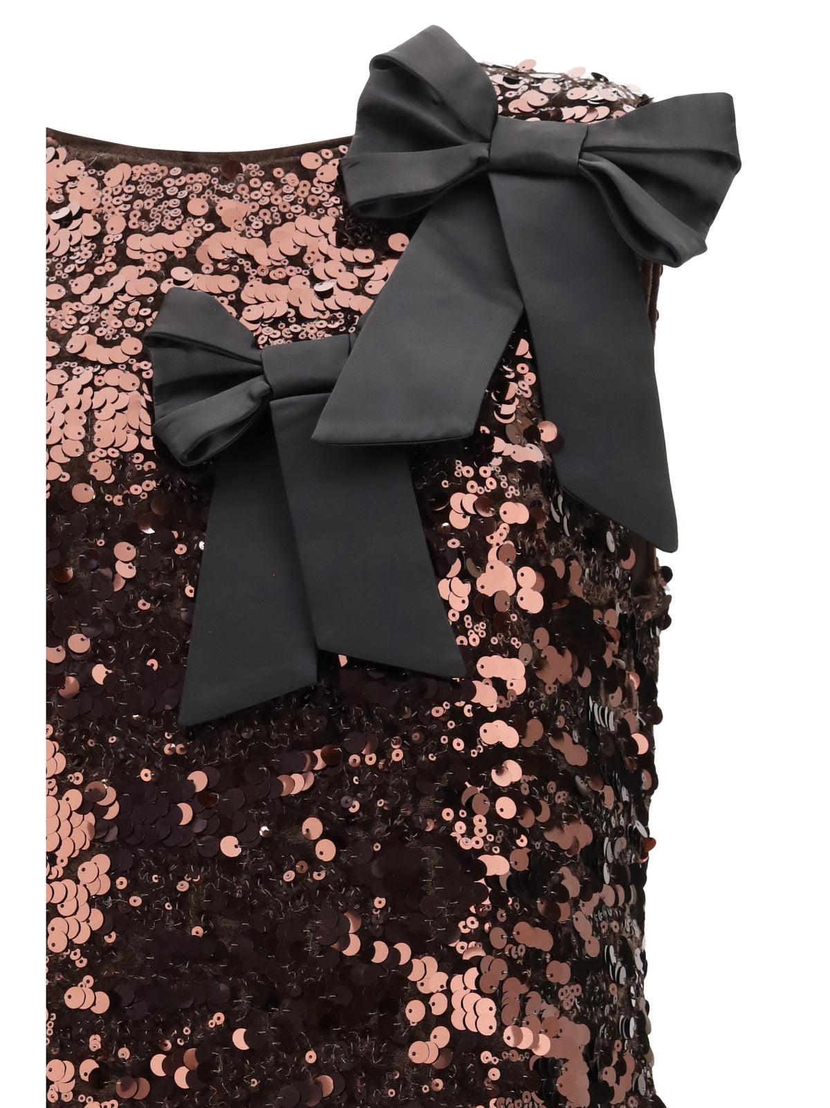 Ganni Women Midi Dress With Sequins GANNI