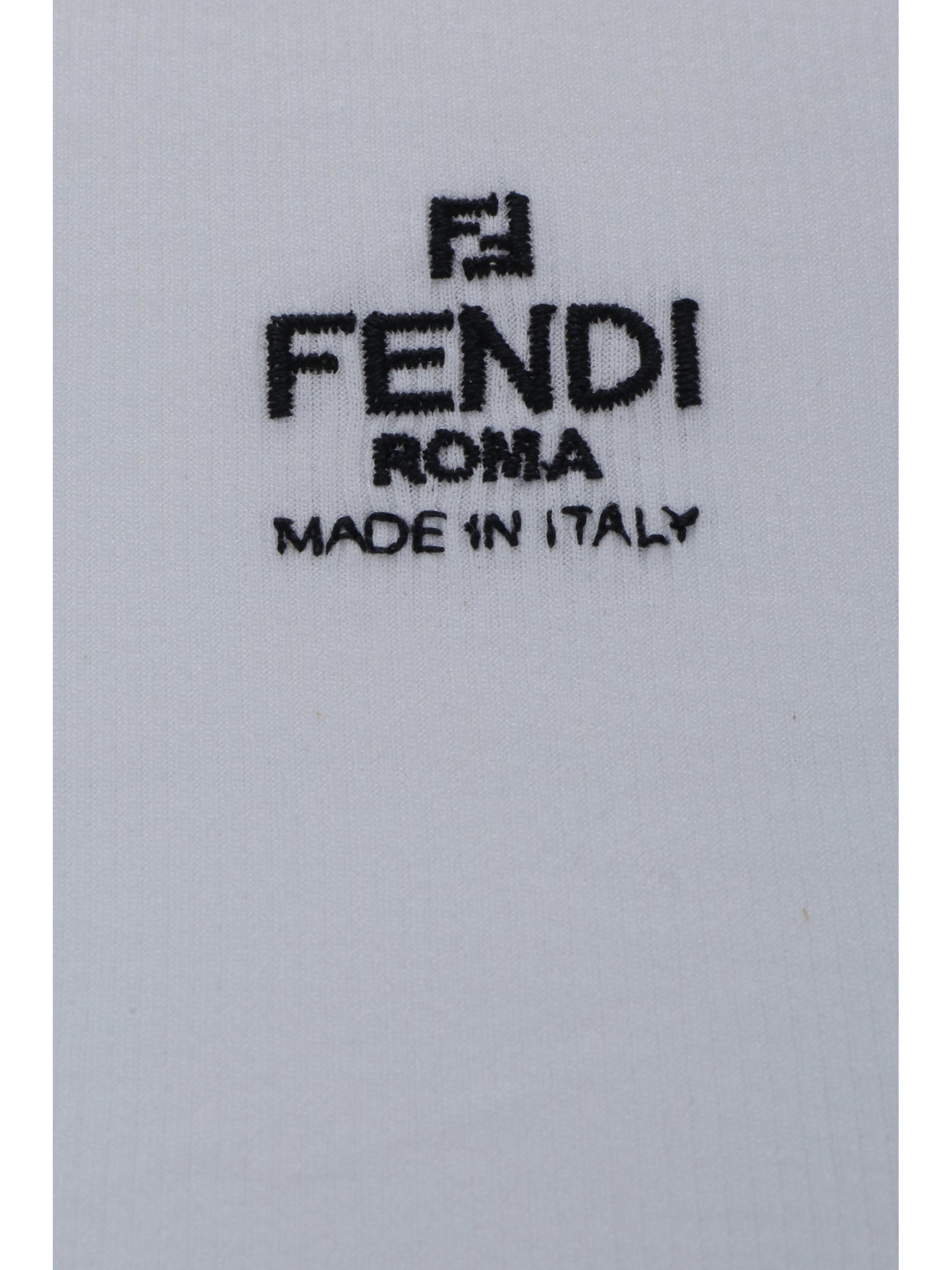 Fendi Women Cotton T-Shirt With Logo FENDI