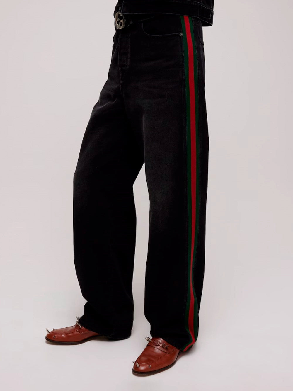 Gucci Men Denim Baggy Pants GUCCI