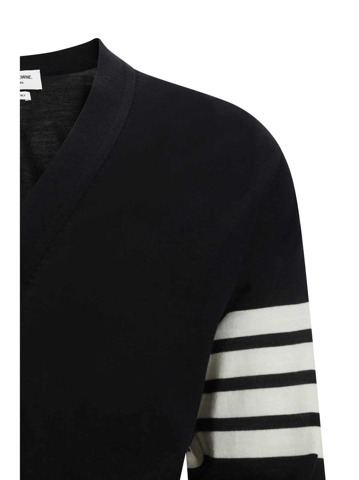 Thom Browne Men Virgin Wool Cardigan THOM BROWNE