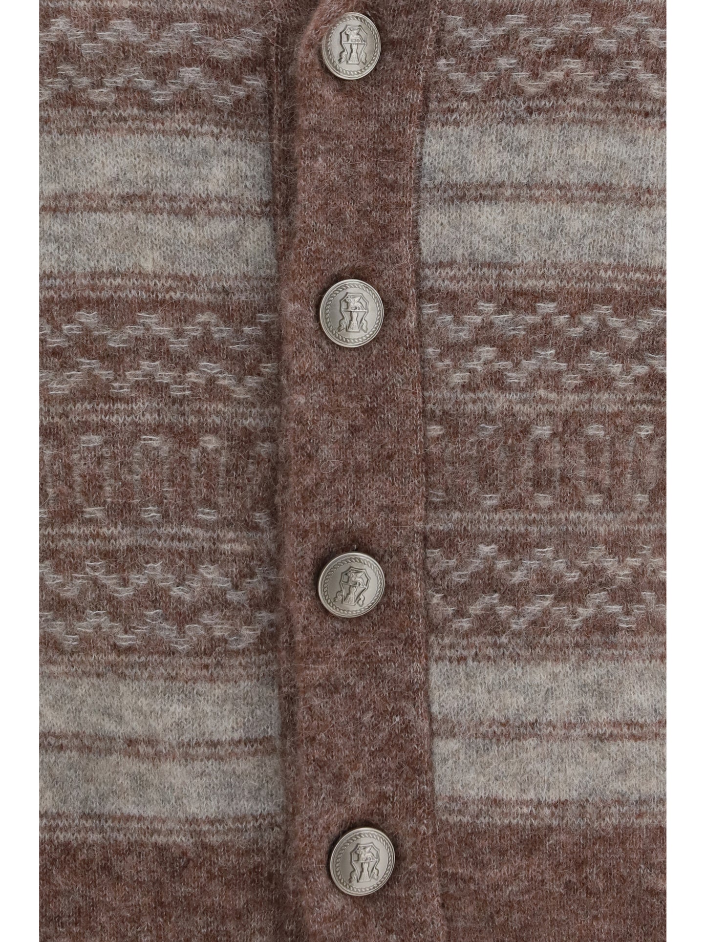 Brunello Cucinelli Men V-Neck Button Cardigan BRUNELLO CUCINELLI