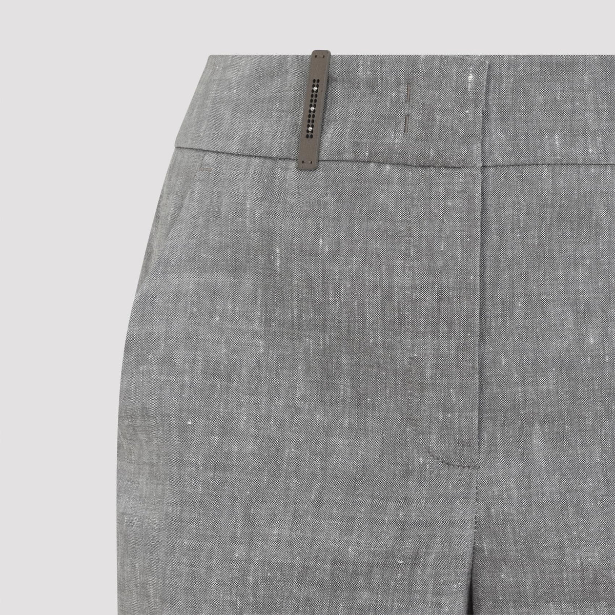 Peserico Linen And Wool Pants Women PESERICO