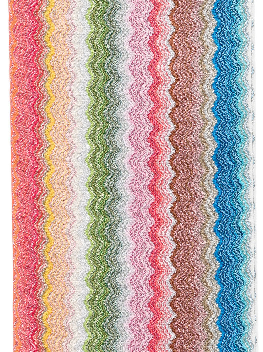Missoni Women Zig-Zag Viscose Fringed Scarf MISSONI
