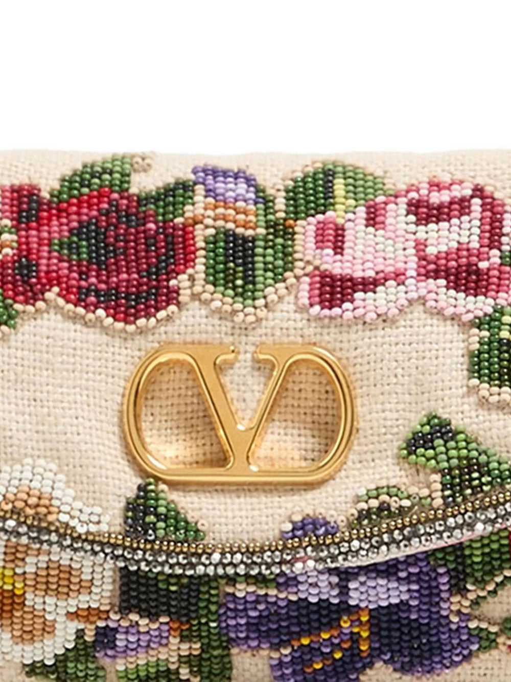 Valentino Garavani Women Valentino Garavani Devain Embroidered Small Shoulder Bag VALENTINO GARAVANI