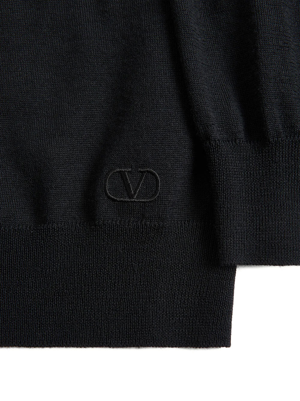 Valentino Garavani Men Valentino Wool Jumper With Vlogo Embroidery VALENTINO GARAVANI