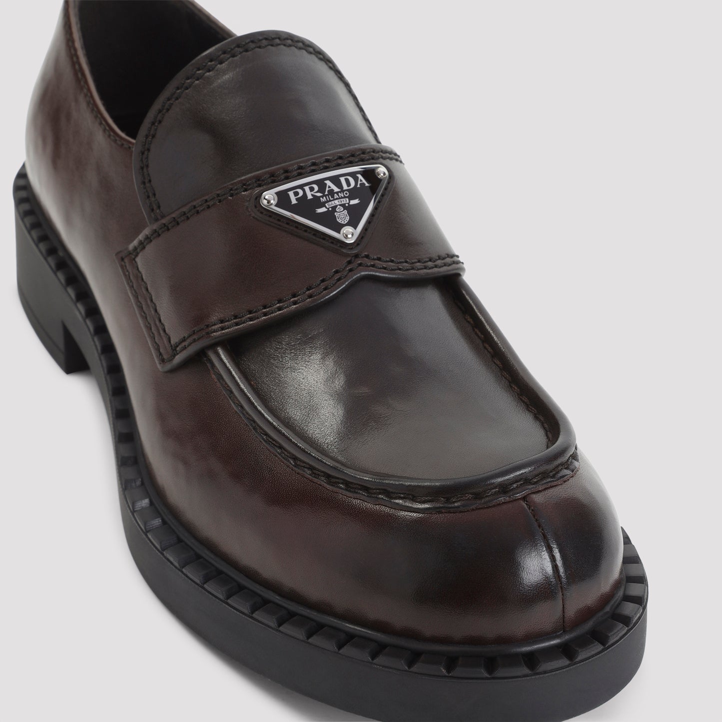 Prada Chocolate Loafers Men PRADA