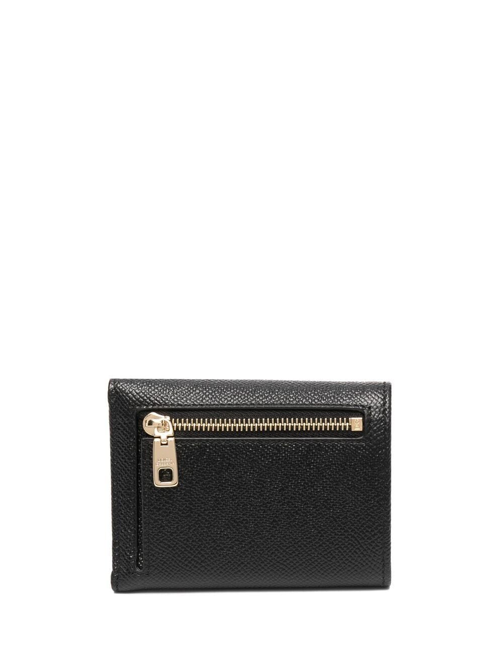 Dolce & Gabbana Women Dauphine Calfskin Wallet With Branded Tag DOLCE & GABBANA