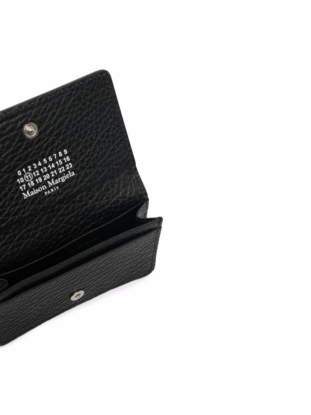 Maison Margiela Women Snap Button Closure Four Stitches Bifold Card Holder