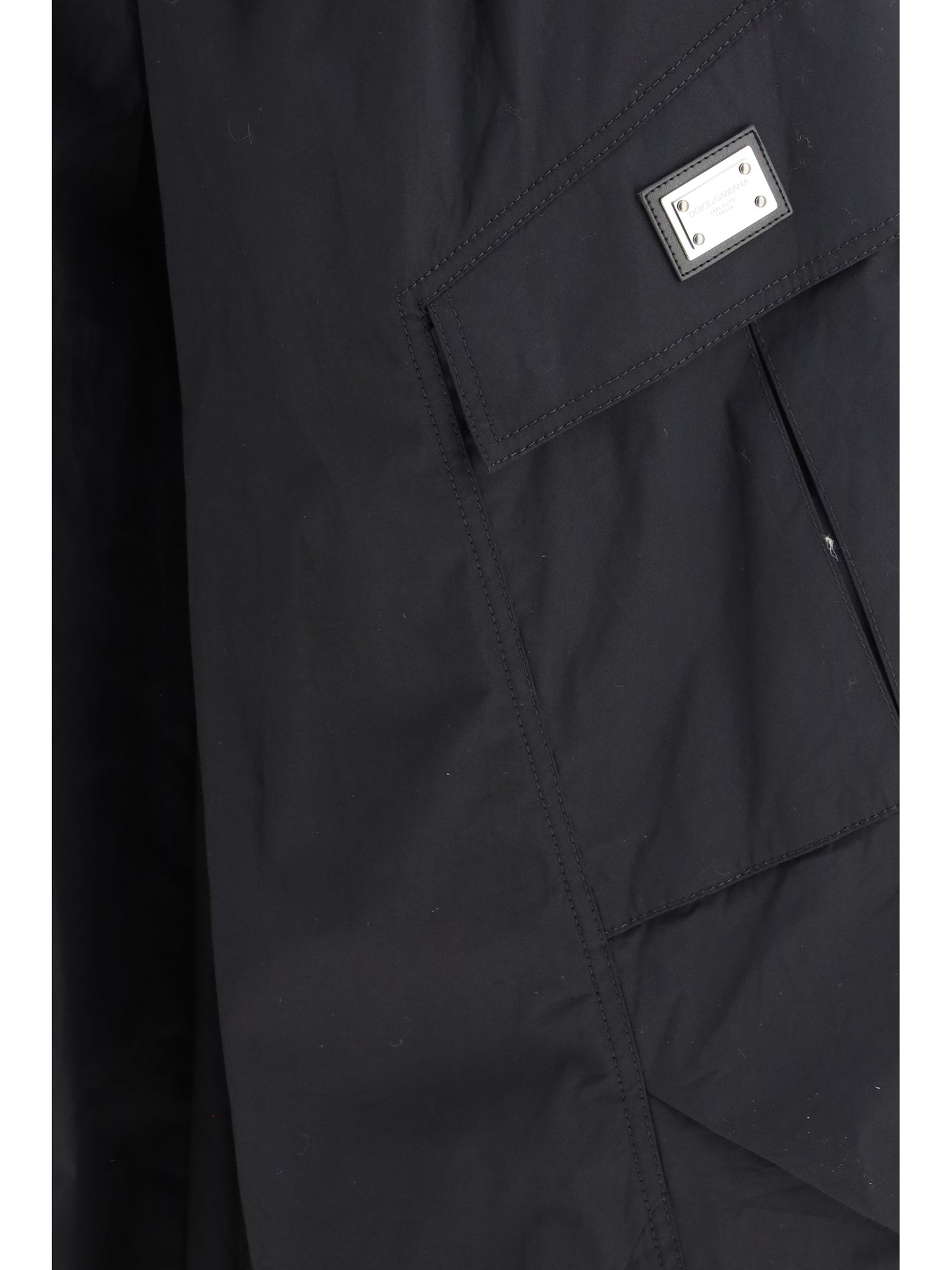Dolce & Gabbana Men Cotton Gabardine Pants