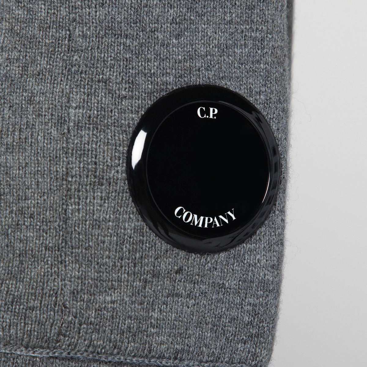 C.P. Company Grey Wool-Blend Sweater Men C.P. COMPANY