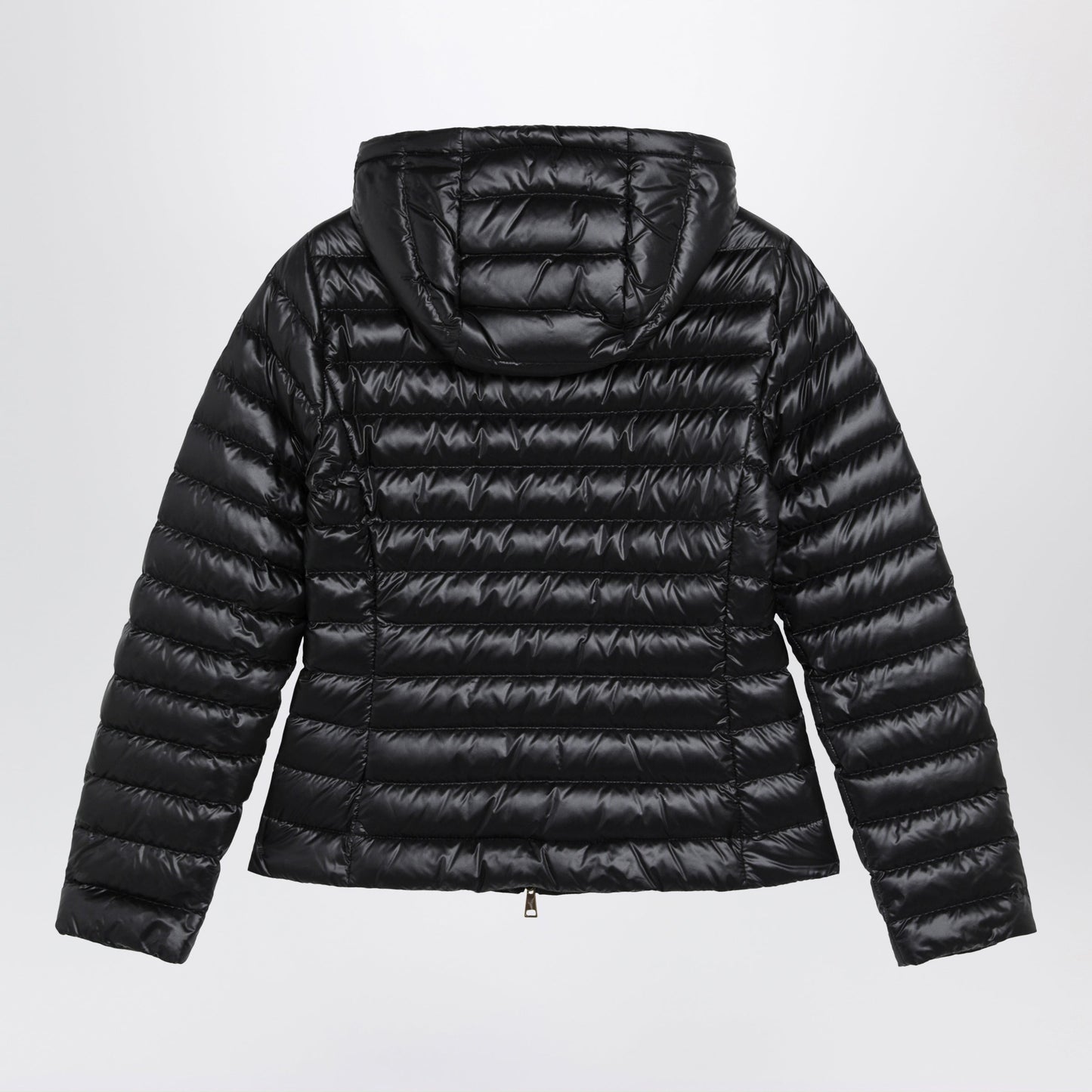 Moncler Igelhood Down Jacket In Black Longue Saison Women MONCLER