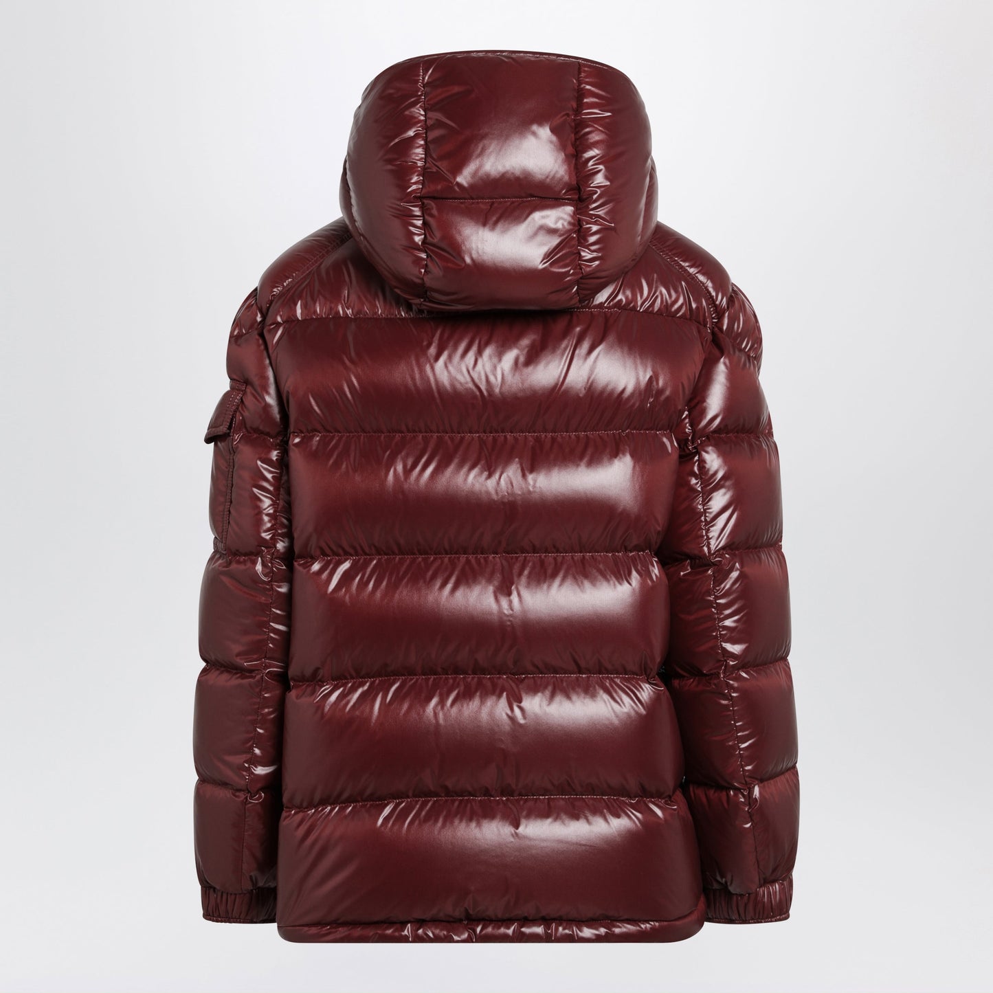 Moncler Dark Red Maire Down Jacket In Nylon Laque Women MONCLER