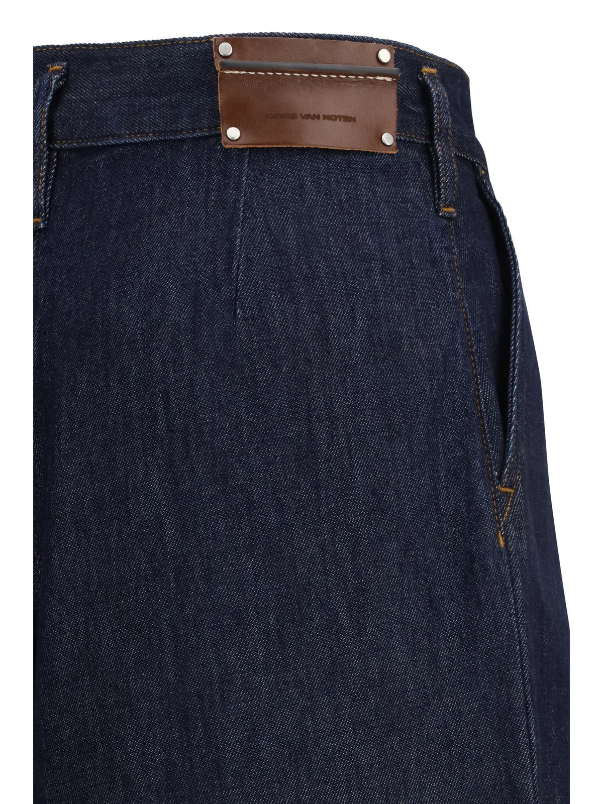 Dries Van Noten Women Wide-Leg Jeans With Pleats DRIES VAN NOTEN