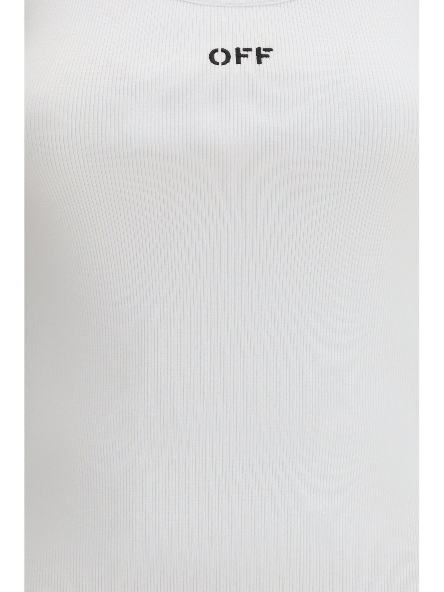Off-White Women Off Stamp Rib Tank Top OFF-WHITE