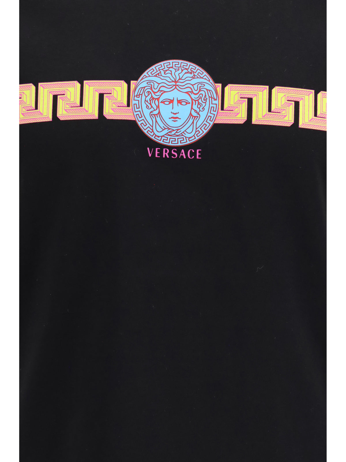 Versace Men Slim Cotton Jersey T-Shirt VERSACE