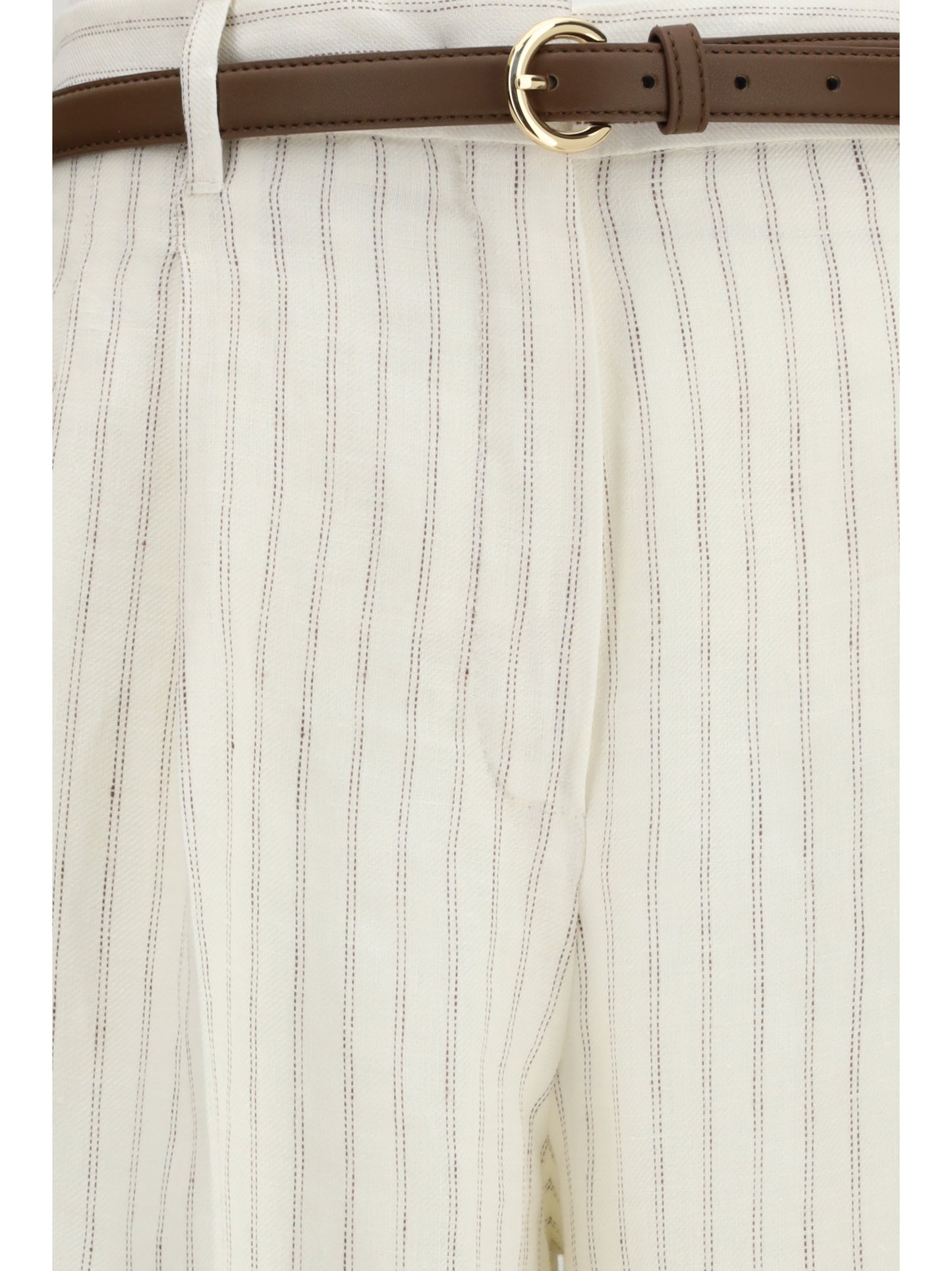 Max Mara Studio Women Linen Pants MAX MARA STUDIO