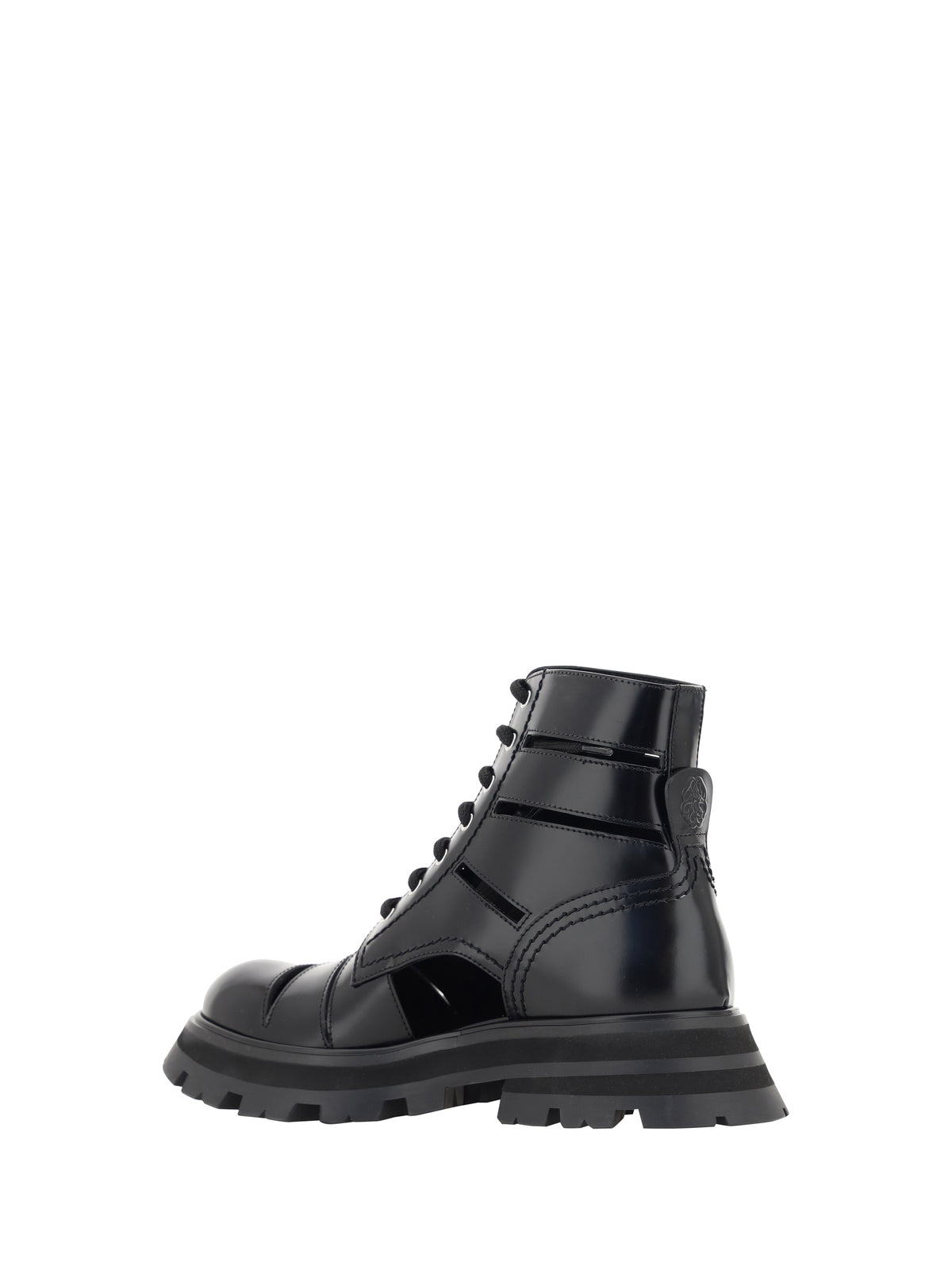Alexander Mcqueen Women Wander Combat Boots ALEXANDER MCQUEEN