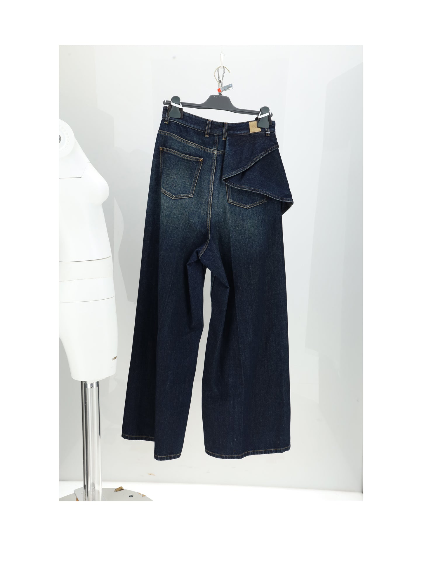 Dior Women Denim Ruffles CHRISTIAN DIOR