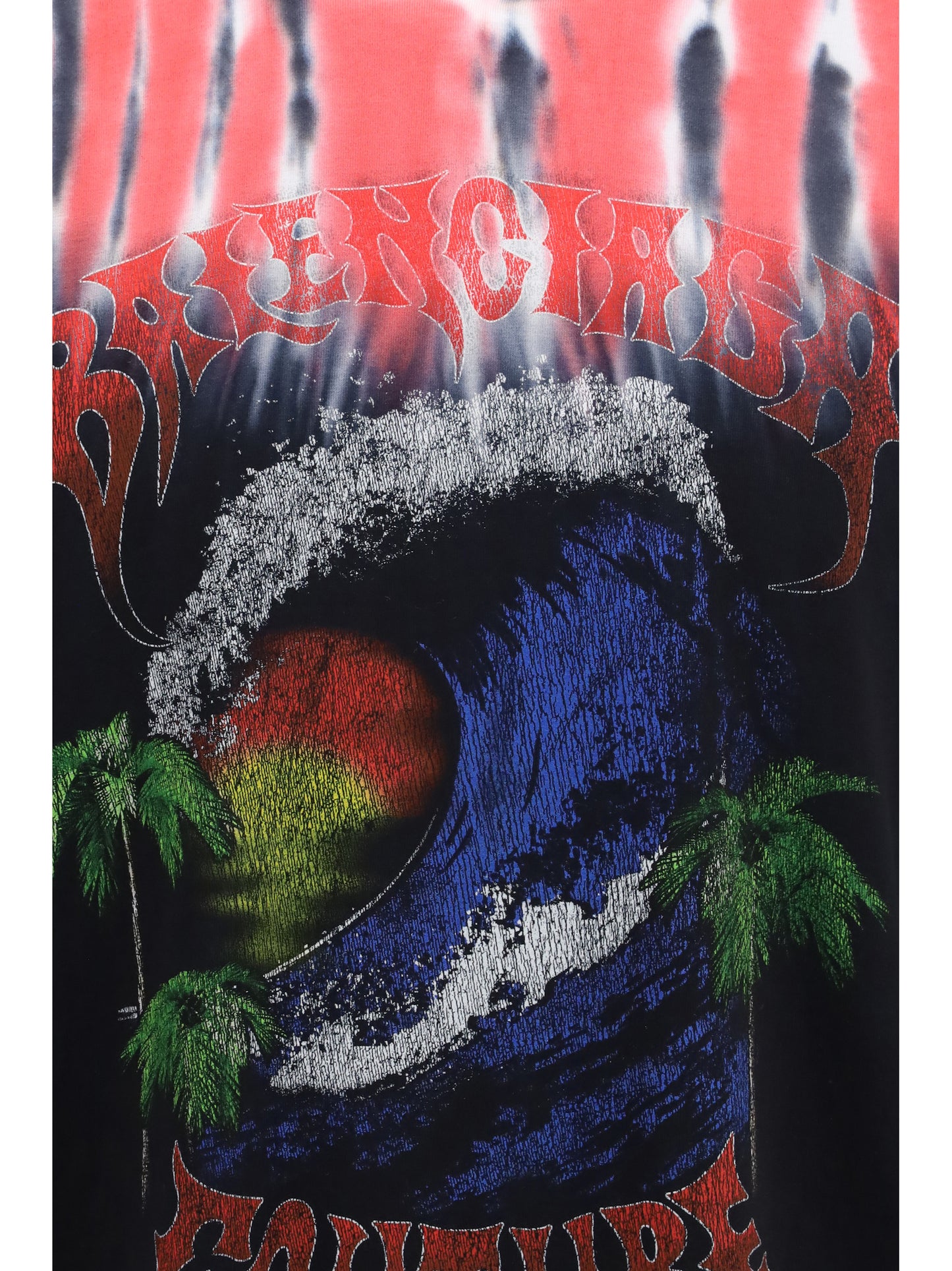 Balenciaga Men Extreme Tie Dye T-Shirt BALENCIAGA