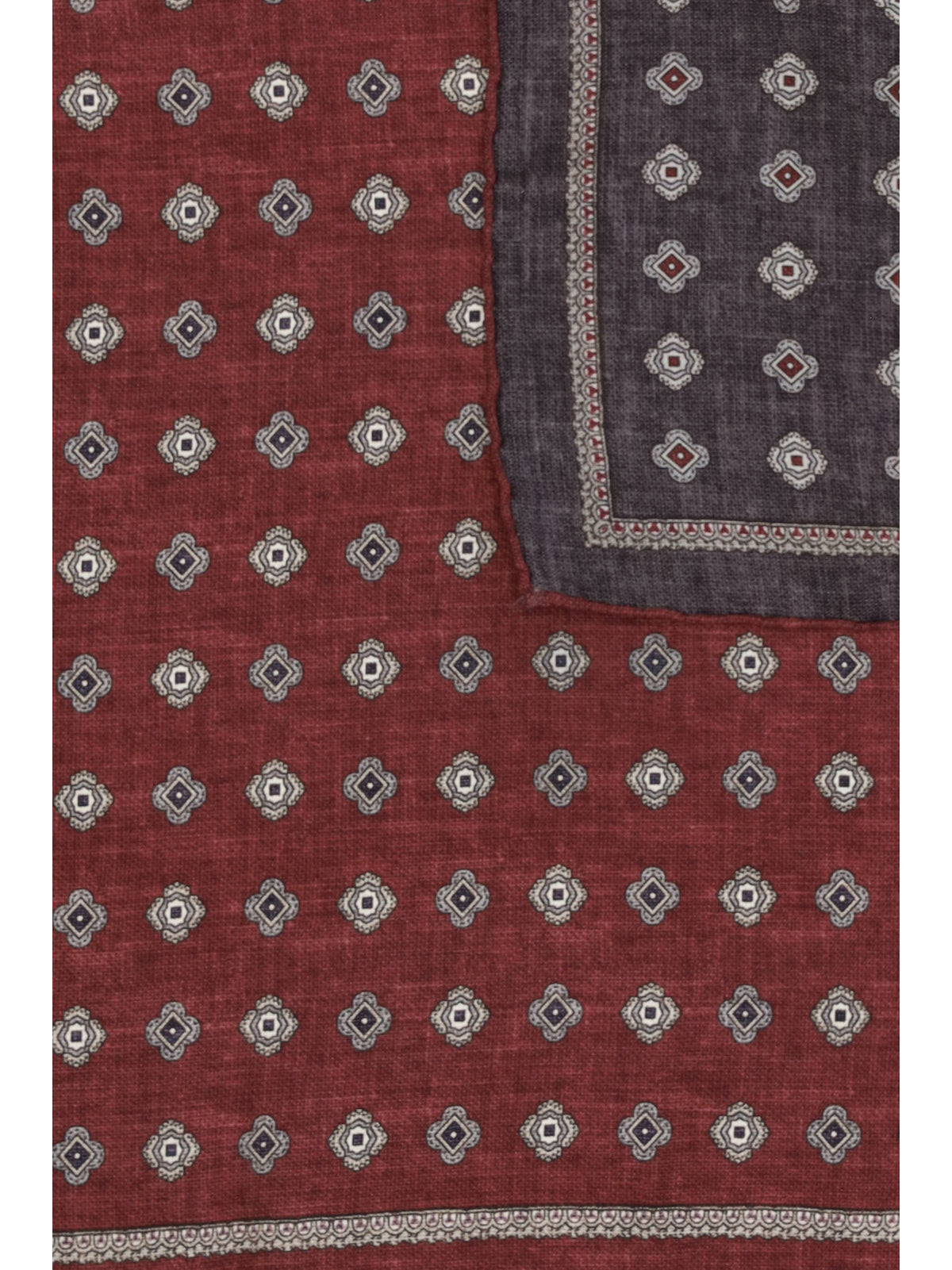 Brunello Cucinelli Men Jacquard Silk Pocket Square BRUNELLO CUCINELLI
