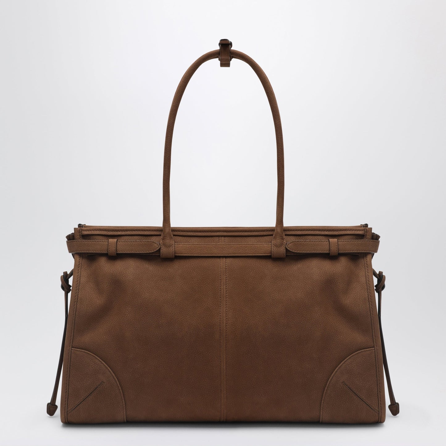 Prada Prada Bonnie Large Brown Suede Bag Women PRADA