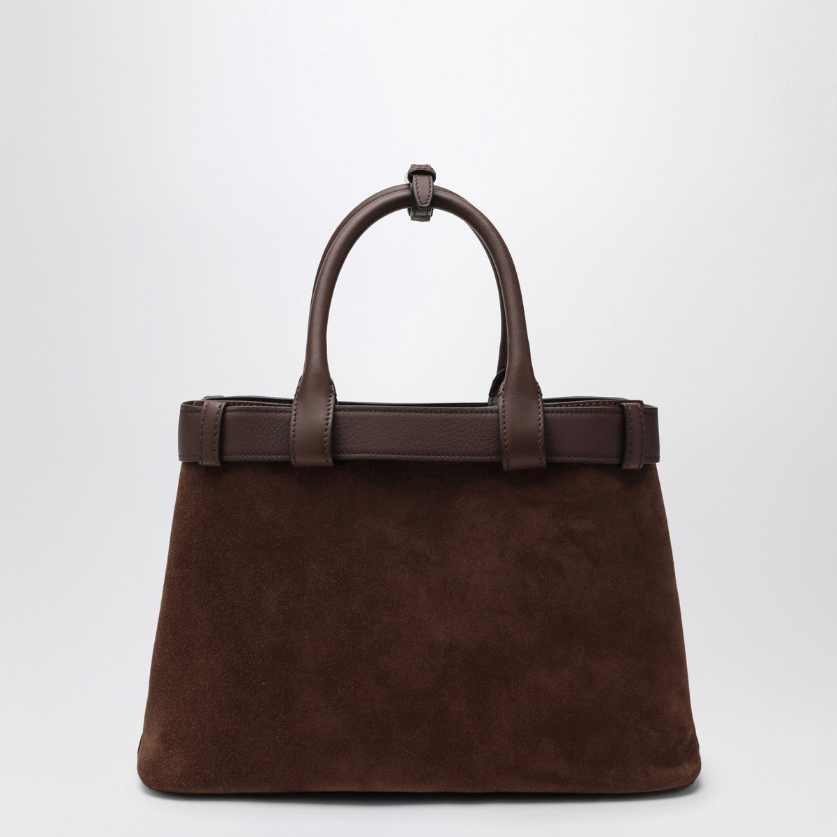 Prada Prada Buckle Bag Medium Size Cacao Colour In Suede Women Women PRADA
