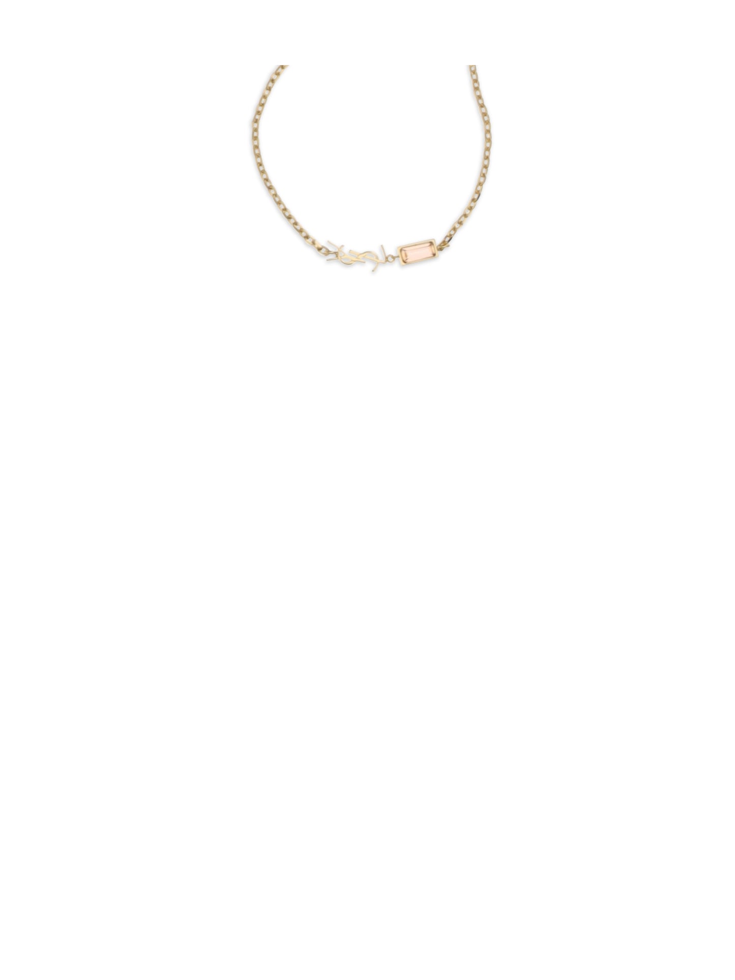 Saint Laurent Women Cassandre Bracelet With Charms And Strass SAINT LAURENT