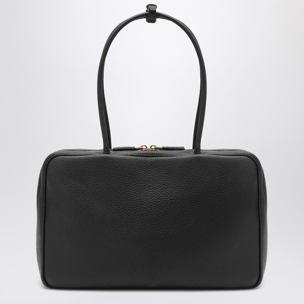 Prada Large Duffle Bag In Black Leather Women PRADA