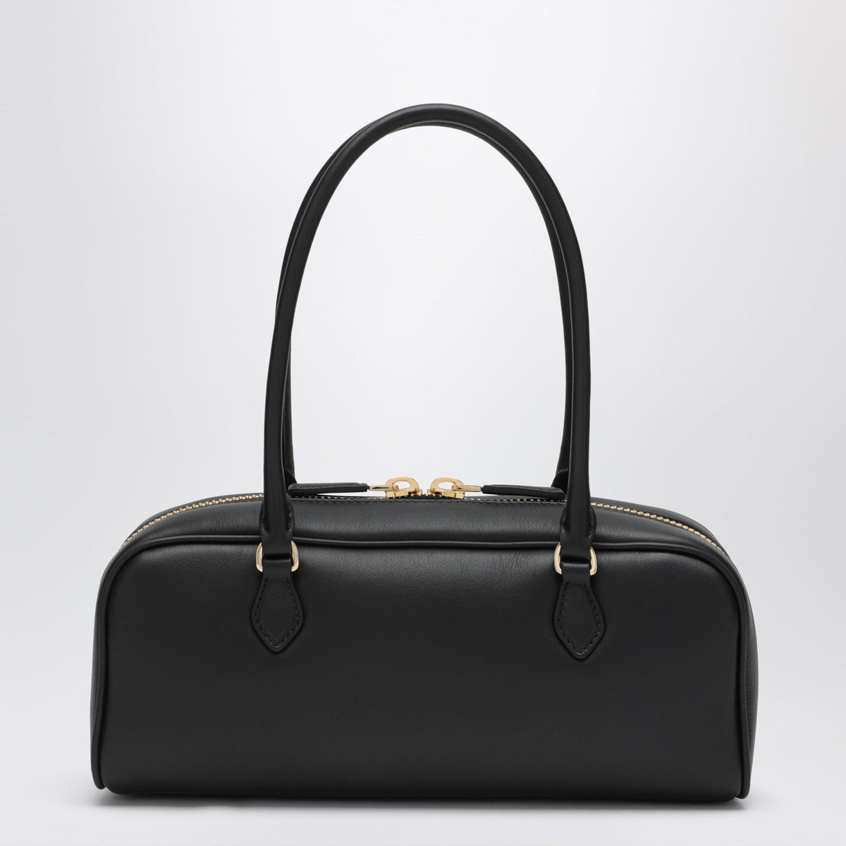 Prada Shoulder Bag In Black Leather Women