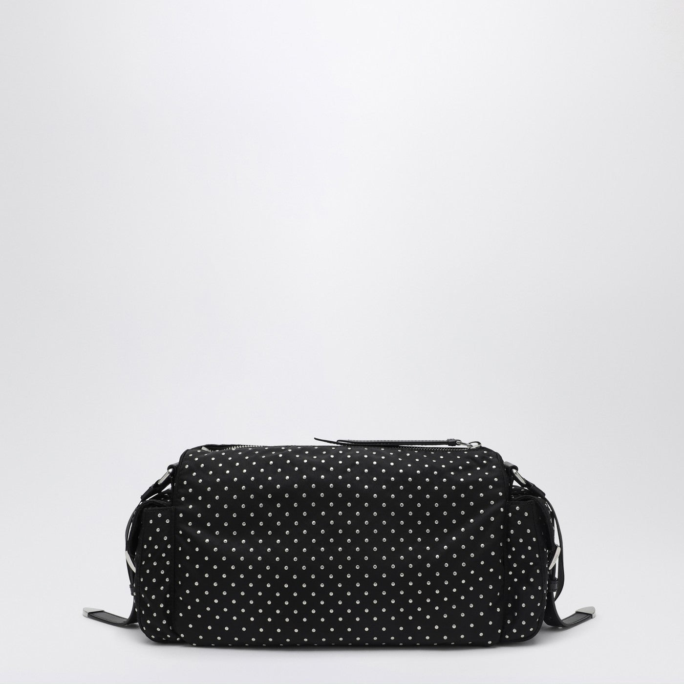 Prada Black Re-Nylon Bag With Studs Women PRADA