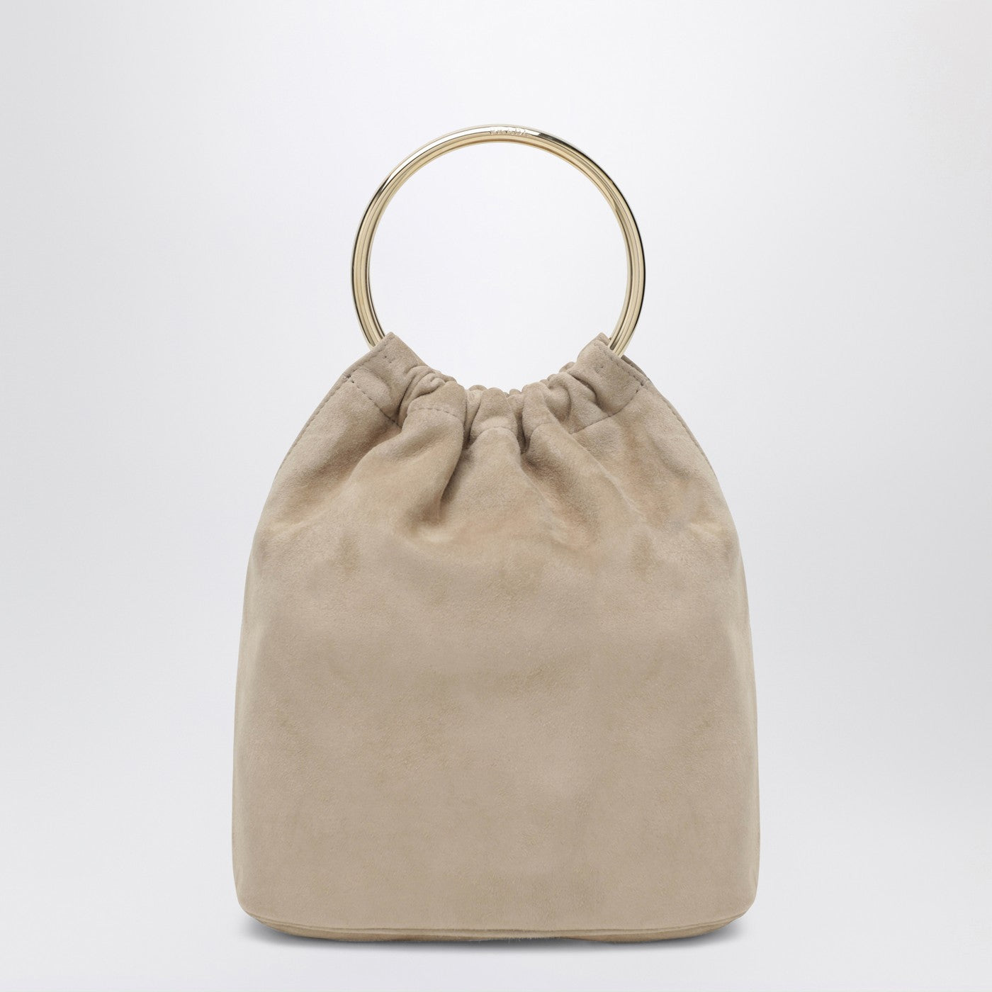 Prada Mini Bucket Bag In Desert Suede Women PRADA