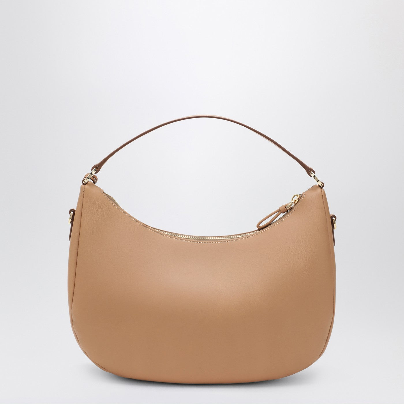 Prada Light Brown Leather Shoulder Bag Women PRADA