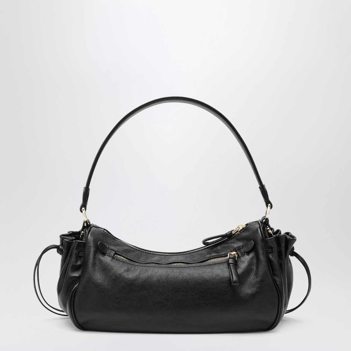 Prada Small Black Leather Bag Women PRADA