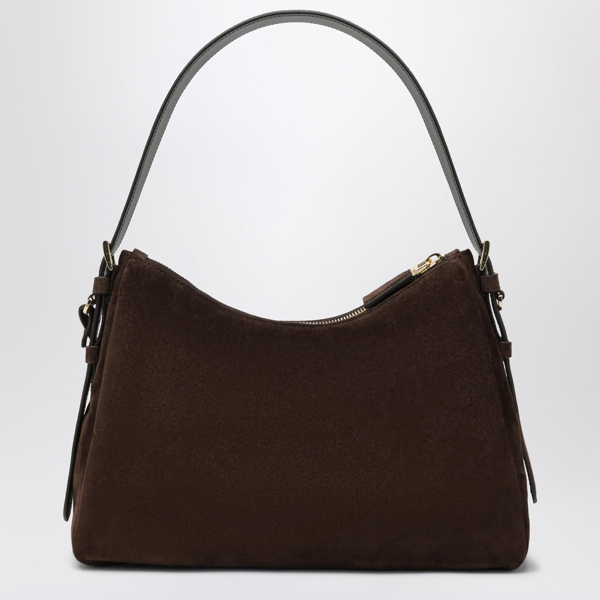Prada Dark Brown Suede Bag Women PRADA