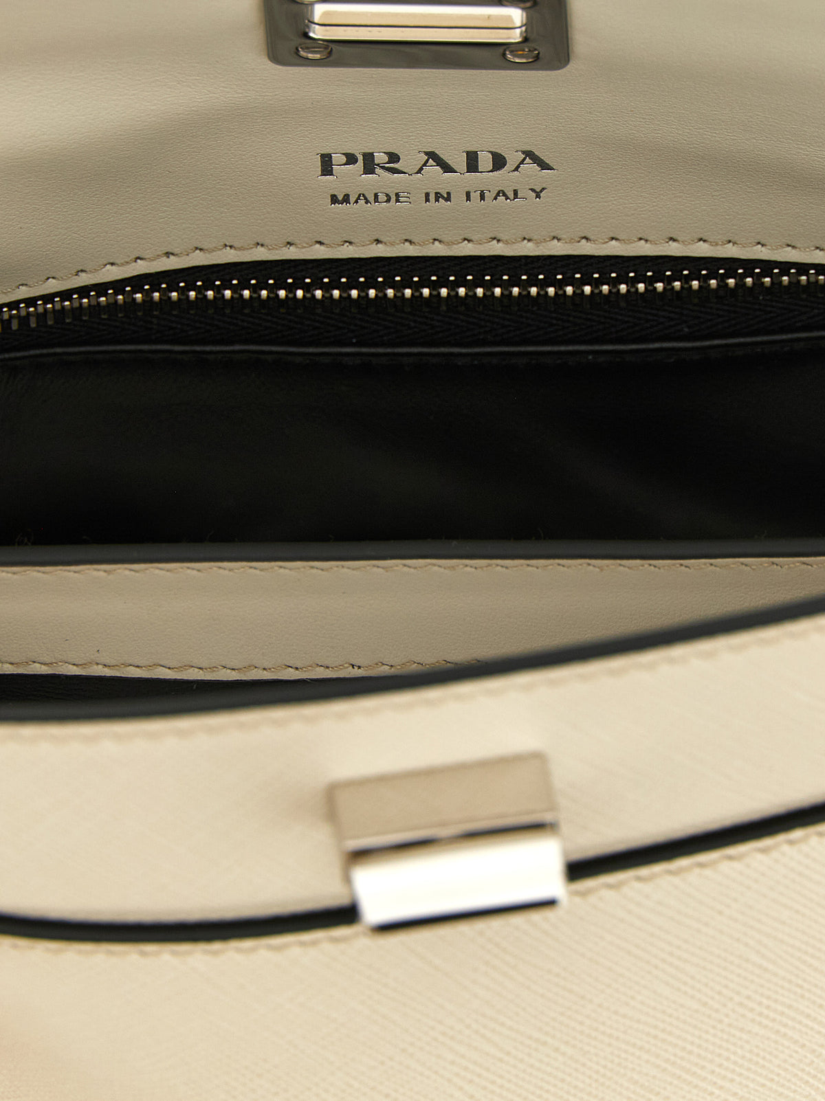 Prada Women White 'Prada Midi' Handbag PRADA
