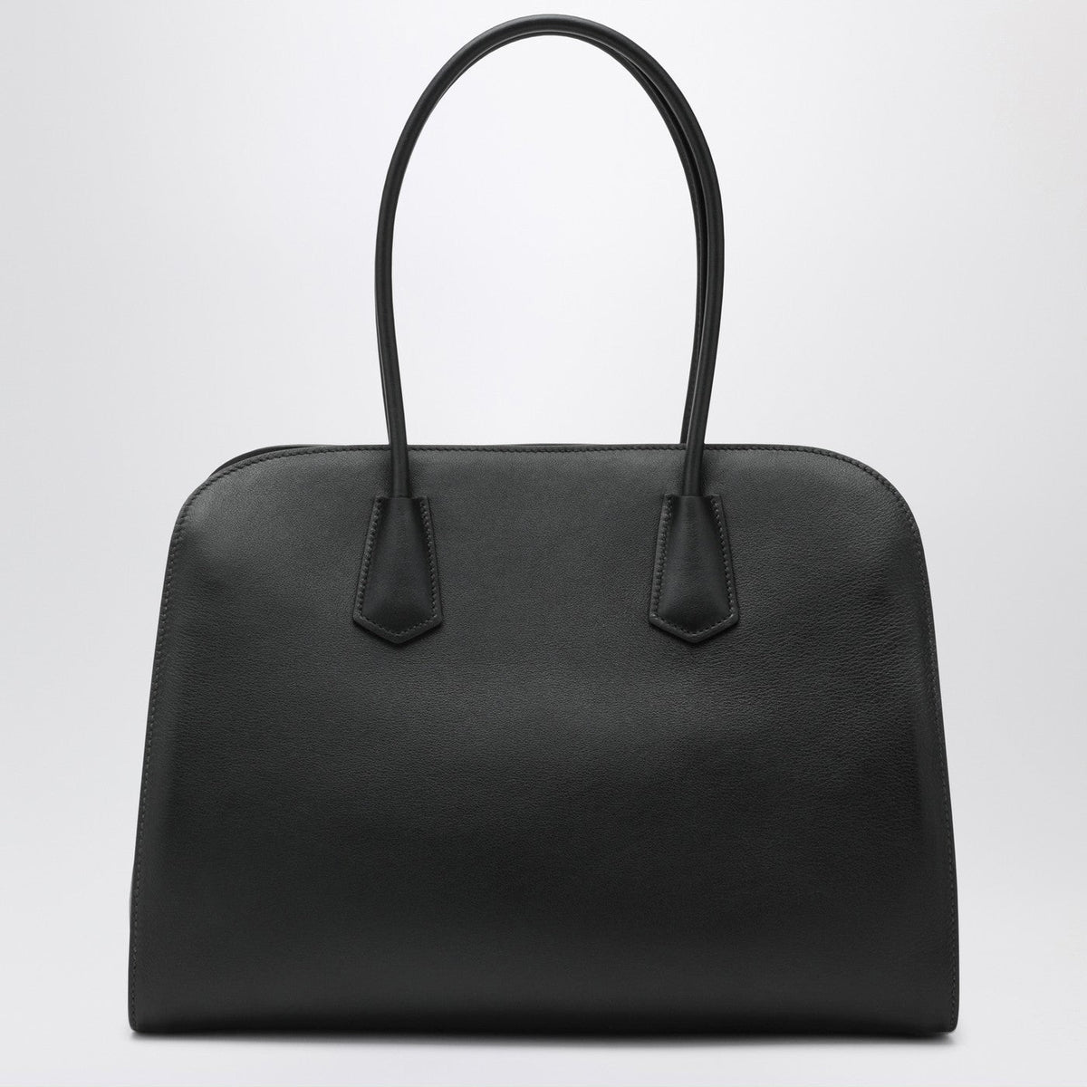 Prada Large Shopping Bag In Black Leather Women PRADA