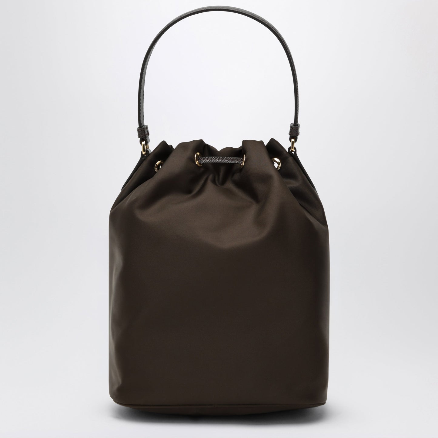 Prada Prada Duet Bucket Bag In Burnt Brown Re-Nylon Women PRADA