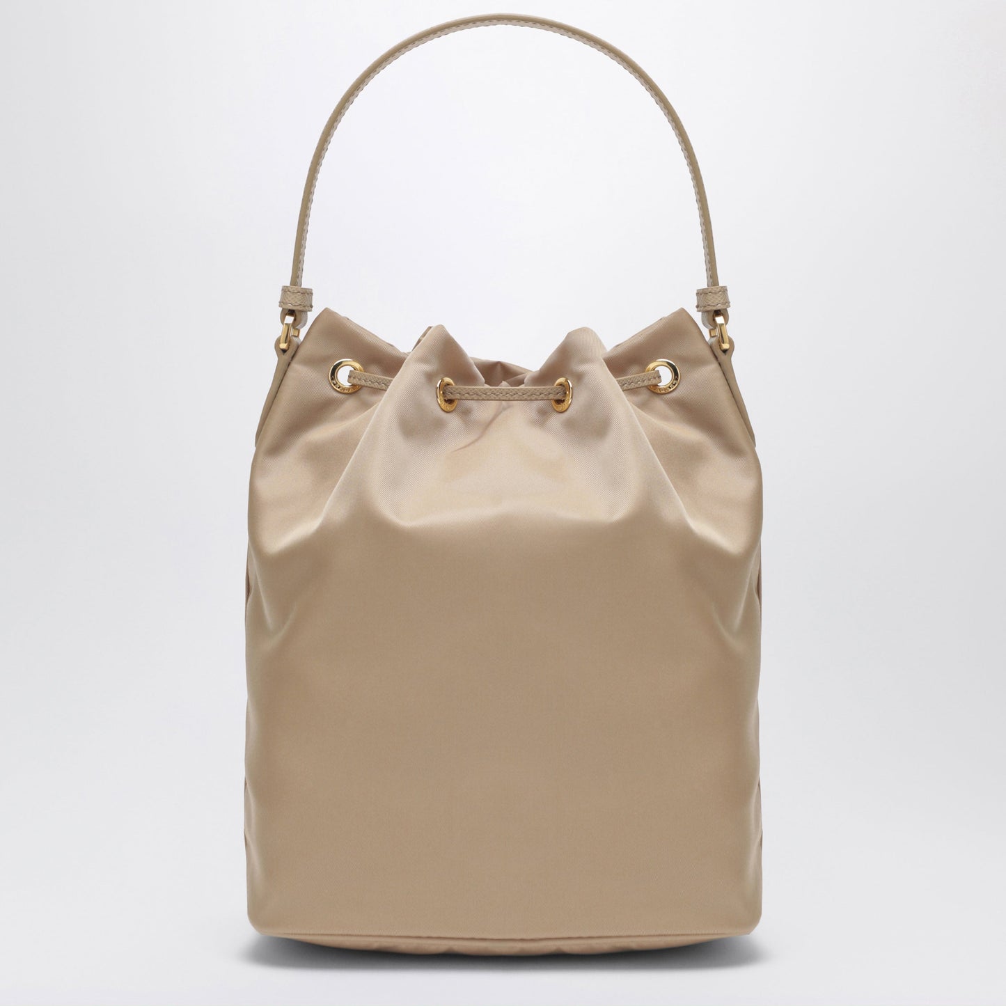 Prada Prada Duet Bucket Bag In Beige Re-Nylon Women PRADA