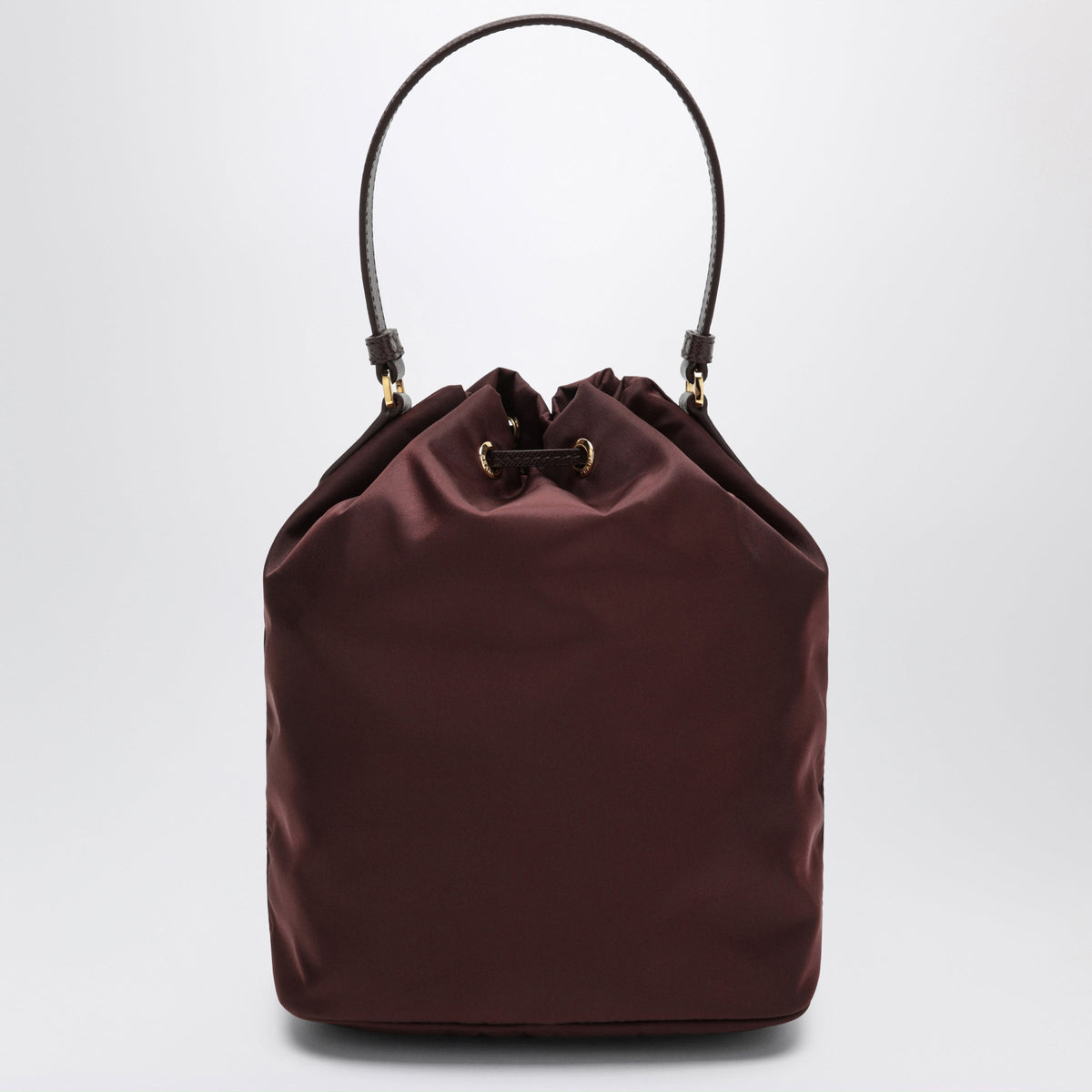 Prada Bordeaux Prada Duet Bucket Bag In Re-Nylon Women PRADA