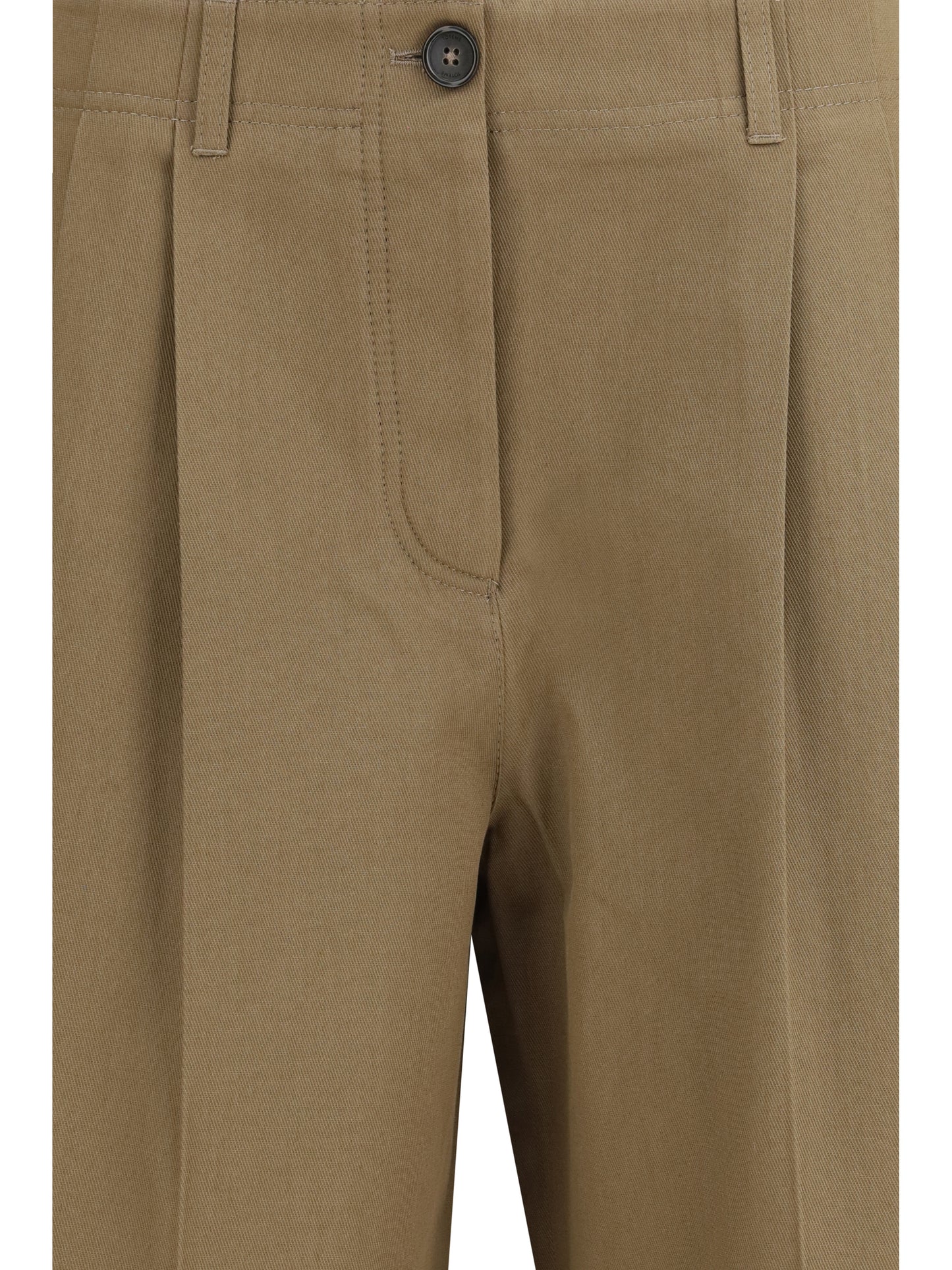 Toteme Women Straight-Leg Pants In Organic Cotton TOTEME
