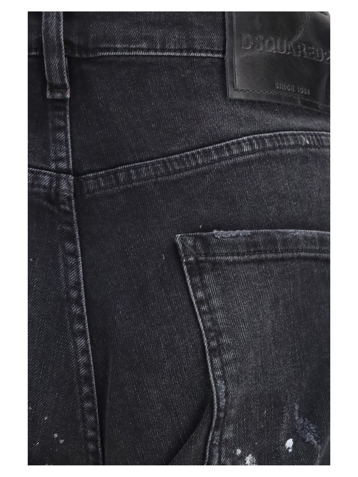 Dsquared2 Men Teddy Dark Wash Stretch Denim Jeans DSQUARED2